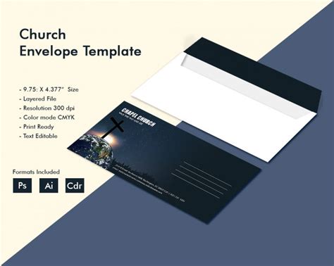 Church Envelope Template